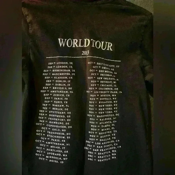 Men’s Macklemore 2013 World Tour Tshirt Black Small - Picture 5 of 5